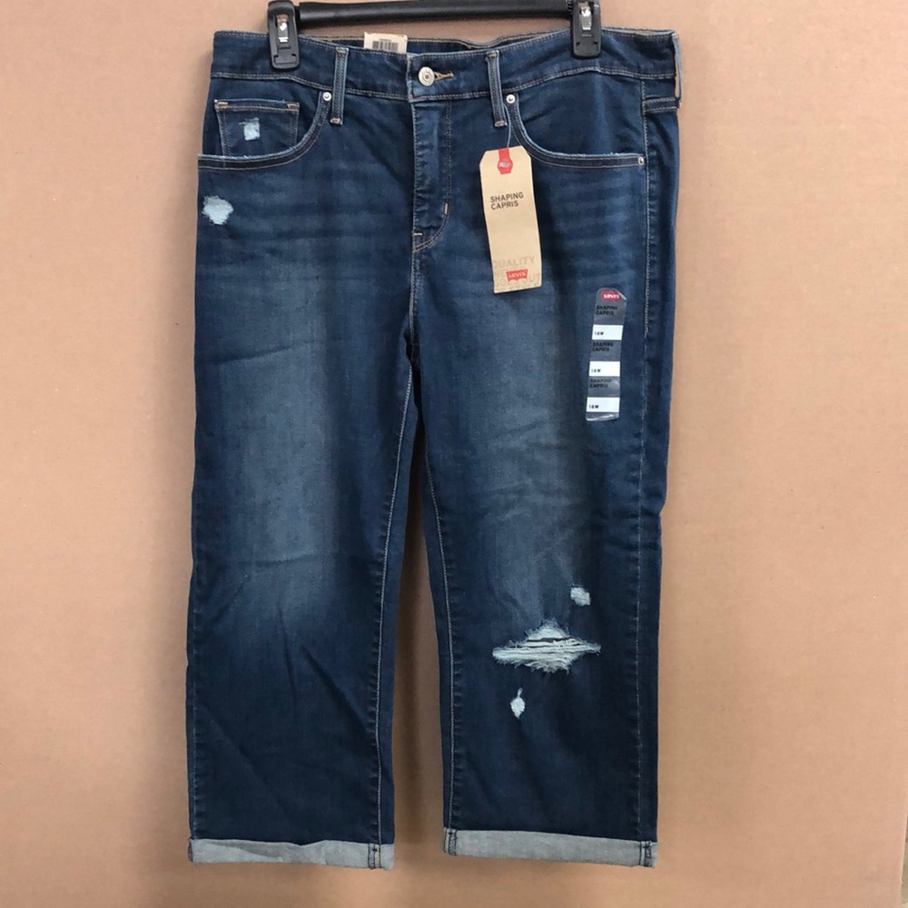 LEVI’S 16 WOMEN SHAPING CAPRIS JEANS